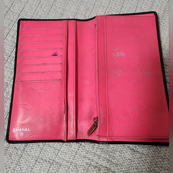 CHANEL Cambon Long Wallet, Hot Pink Interior - Picture 6 of 15